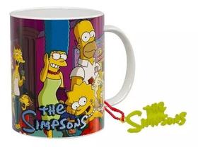 Caneca Os Simpsons Tsp2. Grátis: Chaveiro No Mesmo Tema!