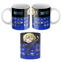 Caneca Otaku Anime One Piece Tripulação Thousand Sunny Sanji
