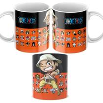 Caneca Otaku Anime One Piece Tripulação Thousand Sunny Usopp