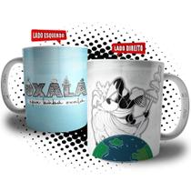 Caneca Oxalá Paz Luz - Coleção Orixás da Umbanda e Candomblé Religiões de Matriz Africana