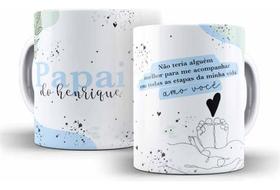Caneca Pãe Papai Dia Dos Pais Frase Foto Personalizada
