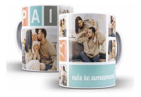 Caneca Pãe Papai Dia Dos Pais Frase Foto Personalizada