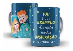 Caneca Pãe Papai Dia Dos Pais Frase Foto Personalizada