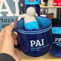 Caneca Pai Companheiro com Infusor - Zona Criativa Caneca Pai Companheiro com Infusor - Zona Criativa