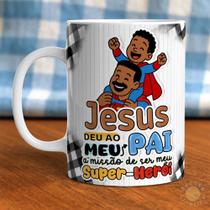 Caneca Pai meu exemplo na fé Presente dia dos Pais Personalizada