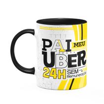 Caneca Pais - Pai, meu motorista particular 24h - B-black Caneca Pais - Pai, meu motorista particular 24h - B-black