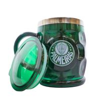 Caneca Palmeiras Cristal Térmica 500 ML - QH021AZ-3 Caneca Palmeiras Cristal Térmica 500 ML - QH021AZ-3