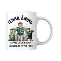 Caneca Palmeiras Raphael Veiga Tenha Ânimo Motivacional Fã