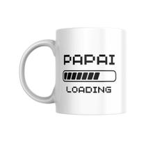 Caneca Papai Loading” Presente criativo e divertido para futuros papais Caneca Papai Loading” Presente criativo e divertido para futuros papais