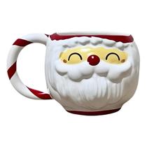 Caneca Papai Noel Natal 3d De Cerâmica Decoração 400ml Caneca Papai Noel Natal 3d De Cerâmica Decoração 400ml