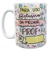 Caneca Para A Melhor Professora Do Mundo