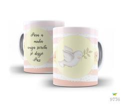 Caneca Para a minha amiga secreta só desejo paz Caneca Para a minha amiga secreta só desejo paz