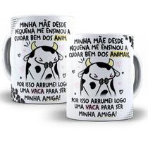 Caneca Para Amigas Flork Meme Porcelana-Uma Vaca Para Ser Minha Amiga Caneca Para Amigas Flork Meme Porcelana-Uma Vaca Para Ser Minha Amiga