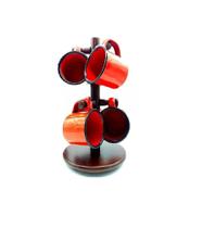 Caneca Para Café Esmaltada Suporte Decorativo Cafezinho - Zein importaçoes Caneca Para Café Esmaltada Suporte Decorativo Cafezinho - Zein importaçoes