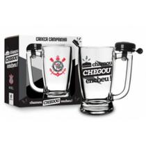 Caneca para cerveja com campainha corinthians oficial timao - BRASFOOT