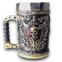 Caneca para Cerveja e Chopp em Madeira Tenda Medieval 800ml Caneca para Cerveja e Chopp em Madeira Tenda Medieval 800ml