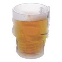 Caneca para Chopp e Cerveja Caveira Fosca 510 ml Lyor