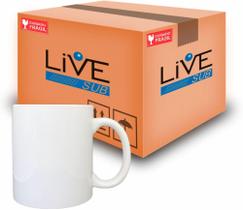 Caneca para Sublimação Live Importada AAA+ caixa com 36 - LIVESUB