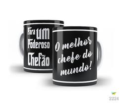 Caneca Para um poderoso chefão, o melhor chefe do mundo