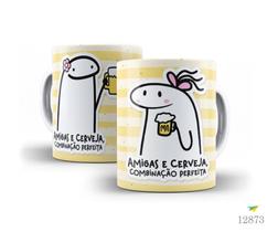 Caneca parabéns flork, amigas e cerveja,combinação perfeita