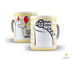 Caneca parabéns flork, mais um ano, mais uma caneca Caneca parabéns flork, mais um ano, mais uma caneca