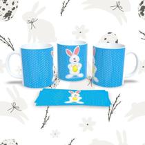 Caneca Páscoa 11 em Porcelana Decorada 325ml Compatível com Micro-ondas e Lava-louças para Uso Caneca Páscoa 11 em Porcelana Decorada 325ml Compatível com Micro-ondas e Lava-louças para Uso