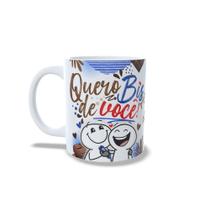 Caneca Páscoa Divertida - Quero Bis de você