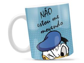 Caneca Pato Donald Rosto Divertida Porcelana Xícara 325ml + Caixa Presente Caneca Pato Donald Rosto Divertida Porcelana Xícara 325ml + Caixa Presente