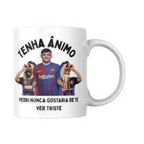 Caneca Pedri Motivacional Tenha Ânimo Fã Barcelona Caneca Pedri Motivacional Tenha Ânimo Fã Barcelona