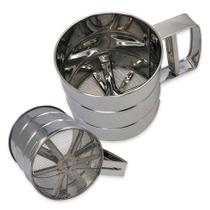 Caneca Peneira Polvilhadora Aço Inox 250g Ideal Confeitaria