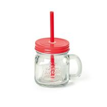 Caneca Pequena Vermelha 200ml com Tampa e Canudo Para Refrigerantes Refrescos e Bebidas Quentes Caneca Pequena Vermelha 200ml com Tampa e Canudo Para Refrigerantes Refrescos e Bebidas Quentes