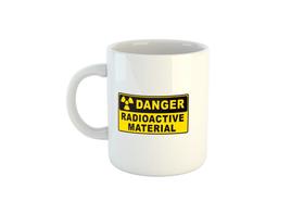 Caneca Perigo Material Radioativo C98