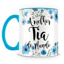 Caneca Personalizada A Melhor Tia do Mundo - Porcelana Alta Resistência Caneca Personalizada A Melhor Tia do Mundo - Porcelana Alta Resistência