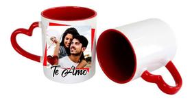 Caneca Personalizada Alça coração