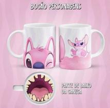 Caneca Personalizada Angel Branca Bocão Nome GRÁTIS Caneca Personalizada Angel Branca Bocão Nome GRÁTIS
