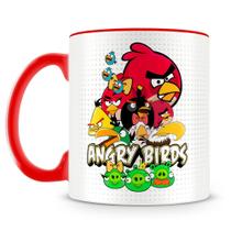 Caneca Personalizada Angry Birds - Porcelana Alta Qualidade - 325ml