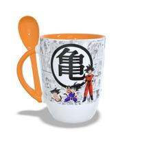Caneca Personalizada Anime Dragon Ball Z Com Colher Caneca Personalizada Anime Dragon Ball Z Com Colher