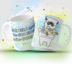Caneca Personalizada Aquele que te Guarda não Dorme - Salmos 123:1 - 325ml