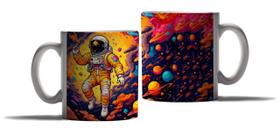 Caneca Personalizada Astronauta Galaxia Planeta Astronomia 1