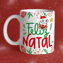 Caneca personalizada barata porcelana 320 ml de alta qualidade natal feliz natal