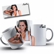 Caneca personalizada barata porcelana cantores anitta kevinho livinho luan santana thiaguinho