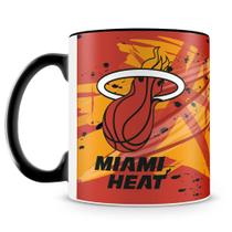 Caneca Personalizada Basquete Miami Heat - Porcelana de Alto Brilho Caneca Personalizada Basquete Miami Heat - Porcelana de Alto Brilho