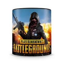 Caneca Personalizada Battlegrounds - Porcelana de Alto Brilho com Alça Preta Caneca Personalizada Battlegrounds - Porcelana de Alto Brilho com Alça Preta