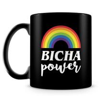 Caneca Personalizada Bicha Power - Porcelana 100% Preta
