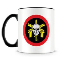 Caneca Personalizada BOPE em Porcelana de Alto Brilho com Alça Preta Caneca Personalizada BOPE em Porcelana de Alto Brilho com Alça Preta