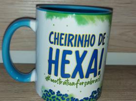 Caneca Personalizada Branca Copa do mundo