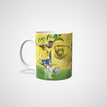 Caneca Personalizada Brasil Craques da Copa 2026 Neymar Jr