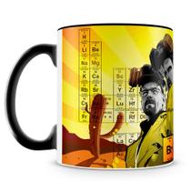 Caneca Personalizada Breaking Bad - Porcelana Brilhante com Alça Preta