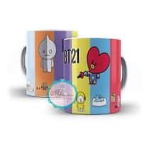 Caneca Personalizada Bt21 Bts Army Kpop 002