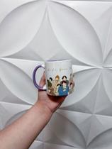 Caneca Personalizada BTS c/ Nome - Alça e Interior Colorido